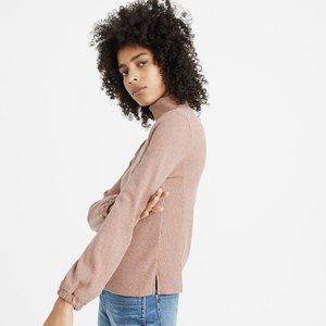 NWOT Madewell Bubble Sleeve Turtleneck SZ XL